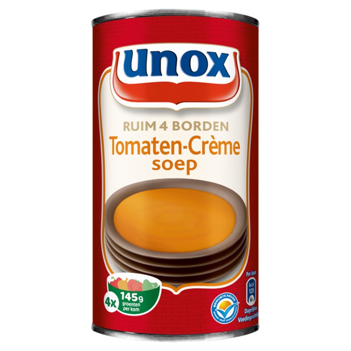 Unox Soep in Blik Tomatensoep Cr&amp;egrave;me 4 Porties 515ml