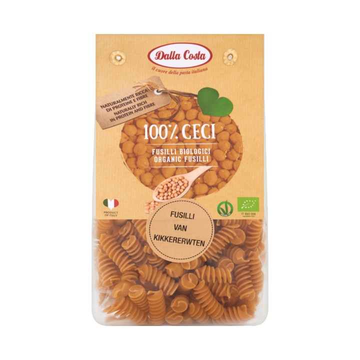 Dalla Costa Biologische Fusilli van Kikkererwten 250g