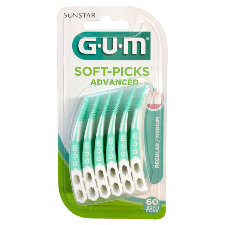 GUM Soft-Picks Advanced Regular / Medium Tandenstoker Value Pack 60 Stuks | Nederland Life GUM Soft-Picks Advanced Regular / Medium Tandenstoker Value Pack 60 Stuks