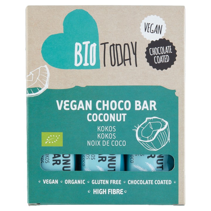 BioToday Vegan Choco Bar Kokos 120g