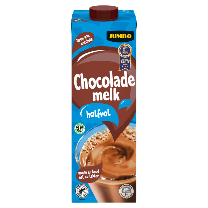 Jumbo Chocolademelk Halfvol 1L