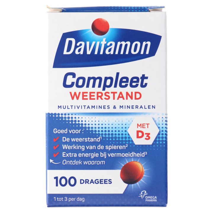 Davitamon Compleet weerstand dragees, 100 stuks