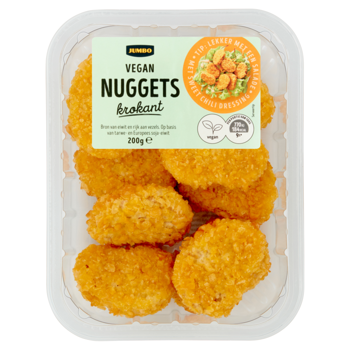 Jumbo Vegan Nuggets Krokant 200g