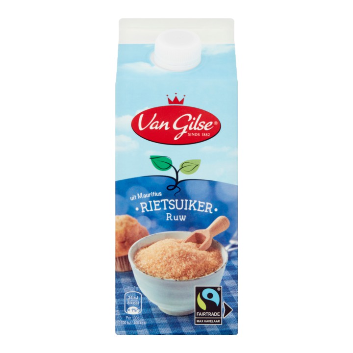 Van Gilse Rietsuiker Ruw 500g