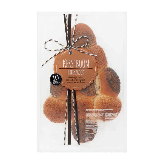 Neutraal kerstboom breekbrood wit