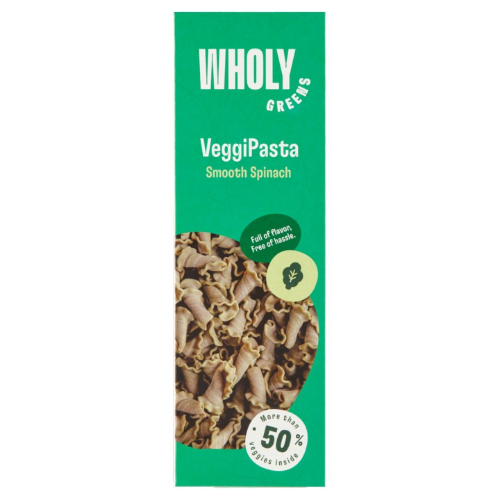 WHOLY GREENS VeggiPasta Smooth Spinach 250g