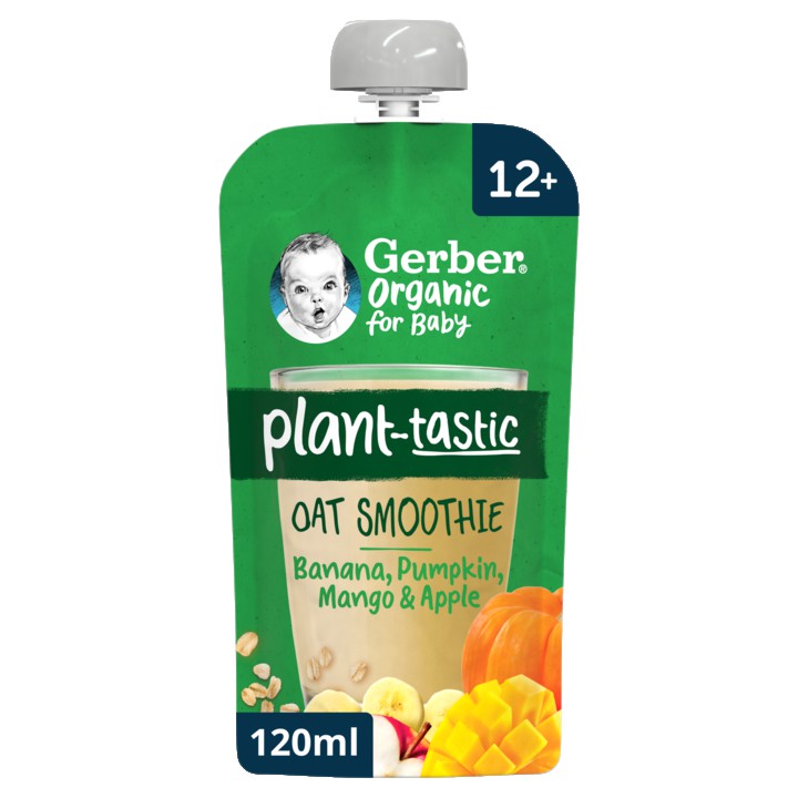 Gerber&amp;reg; Plant-tastic Oat Drink Banaan Pompoen Mango 12+