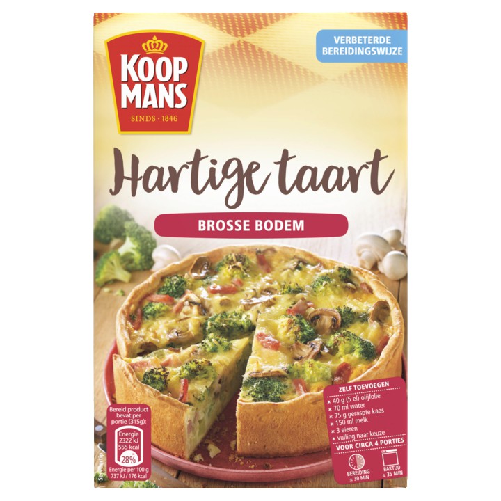 Koopmans Hartige taart brosse bodem