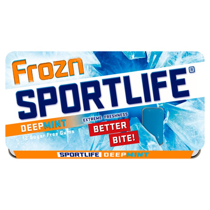 Sportlife Frozen Deepmint Suikervrije Kauwgom 12 stuks 18g