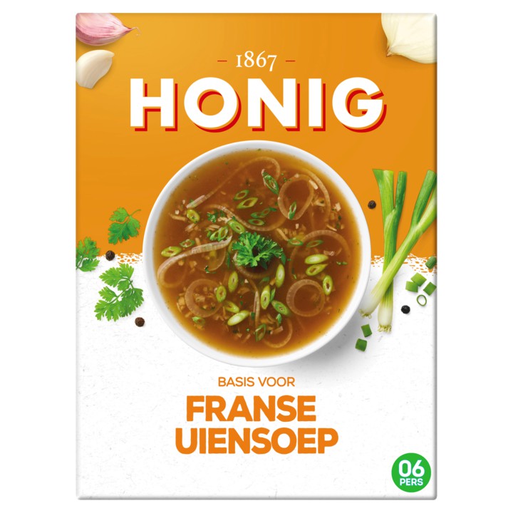 Honig Maaltijdmix voor Franse uiensoep 64g