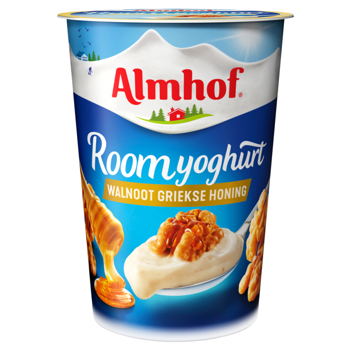 Almhof roomyoghurt walnoot Griekse honing