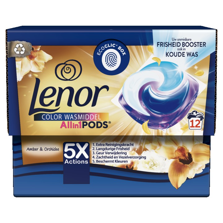 Lenor All-in-1 PODS Color Wascapsules 12