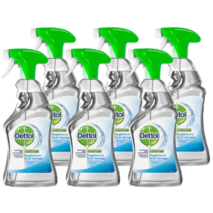 Dettol Hygi&amp;euml;nische Multi-Reiniger 6 x 500ml