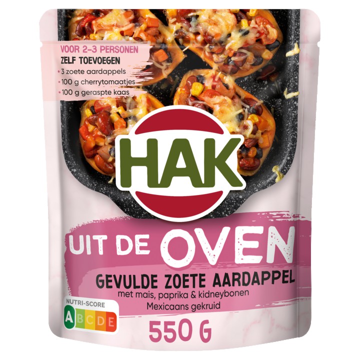 Hak Uit de Oven Gevulde Zoete Aardappel 550g