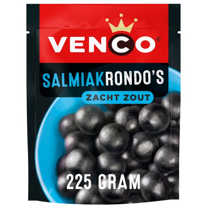 Venco Salmiak Rondo&amp;#x27;s Drop 225g