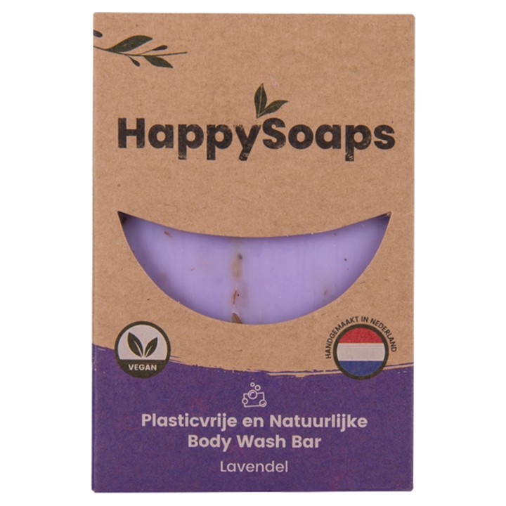 HappySoaps Body Wash Bar Lavendel 100g