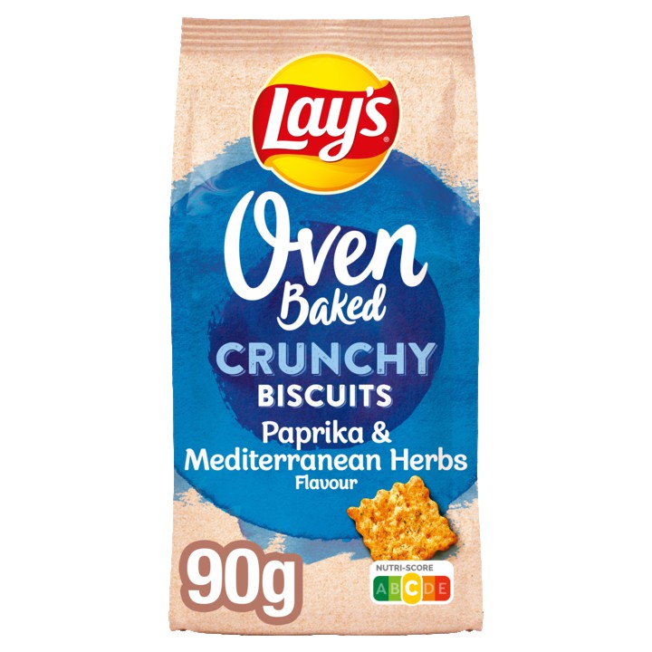 Lay&amp;#x27;s Oven Baked Biscuits Paprika &amp;amp; Kruiden 90gr