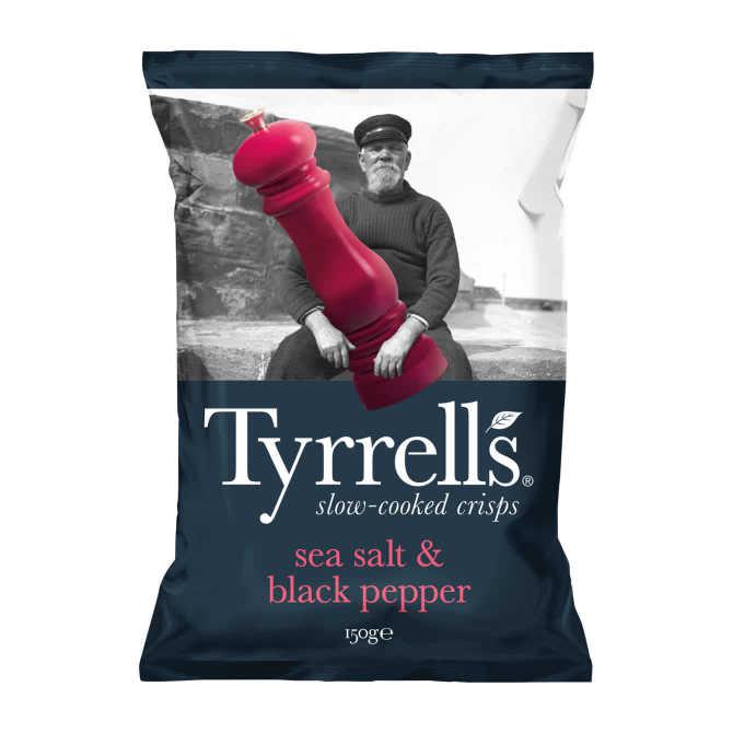 Tyrrells Chips sea salt &amp; black pepper