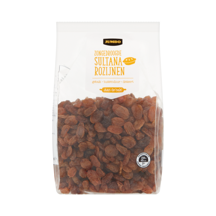 Jumbo Zongedroogde Sultana Rozijnen 500g