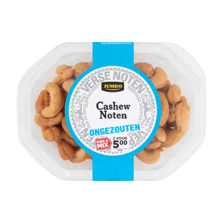 Jumbo Ongezouten Cashewnoten 150g