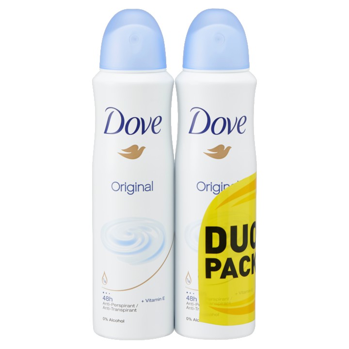 Dove Deodorant Spray Women Original 2 x 150ml