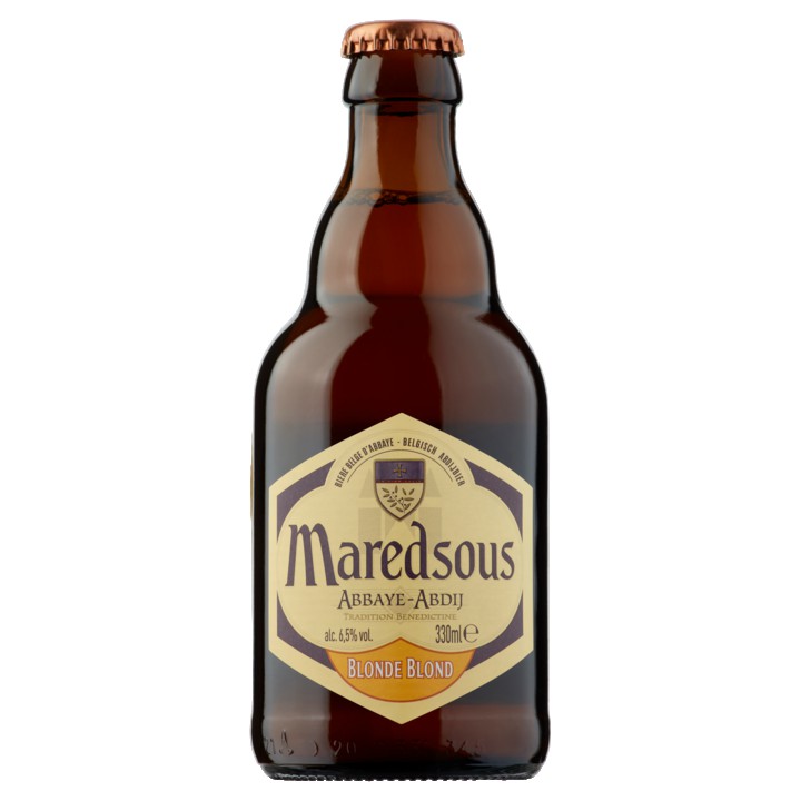 Maredsous Belgisch Abdijbier - Blond - Fles - 330ML