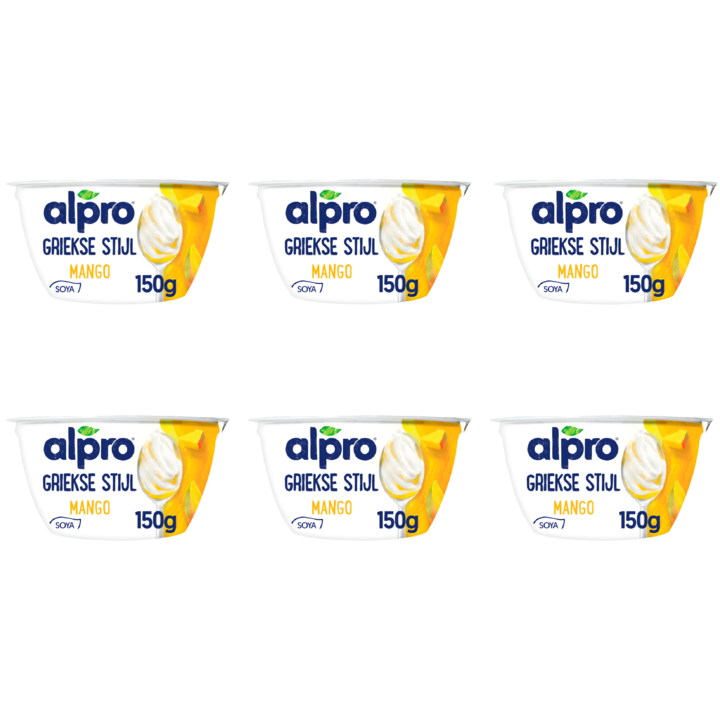 Alpro Greek Style Mango 6 x 150g