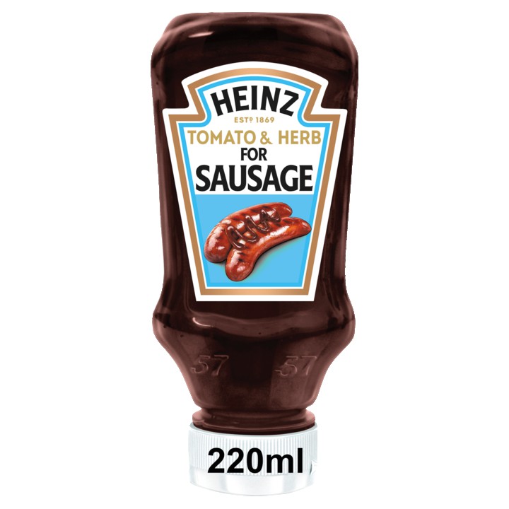 Heinz Tomato and Herbs Saus voor Worst 220ml