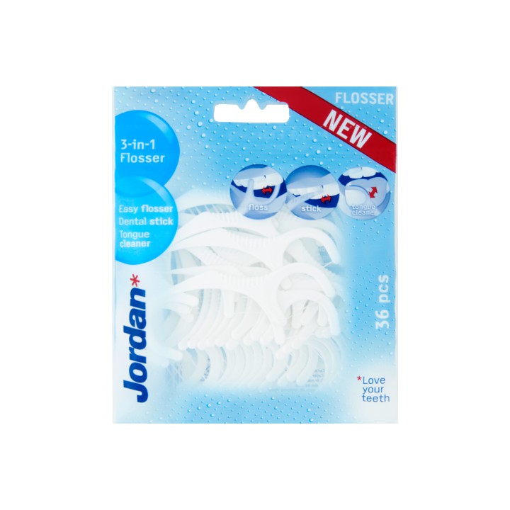 Jordan Flosser 3-in-1 36 Stuks