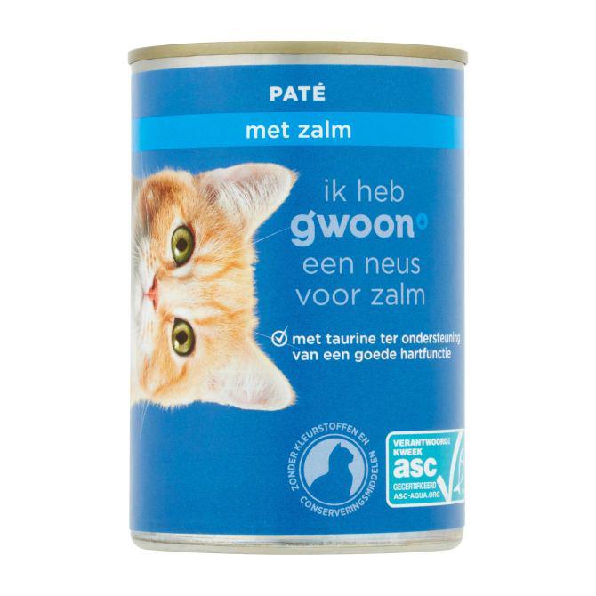 g&#039;woon Pat&amp;eacute; adult vis kat