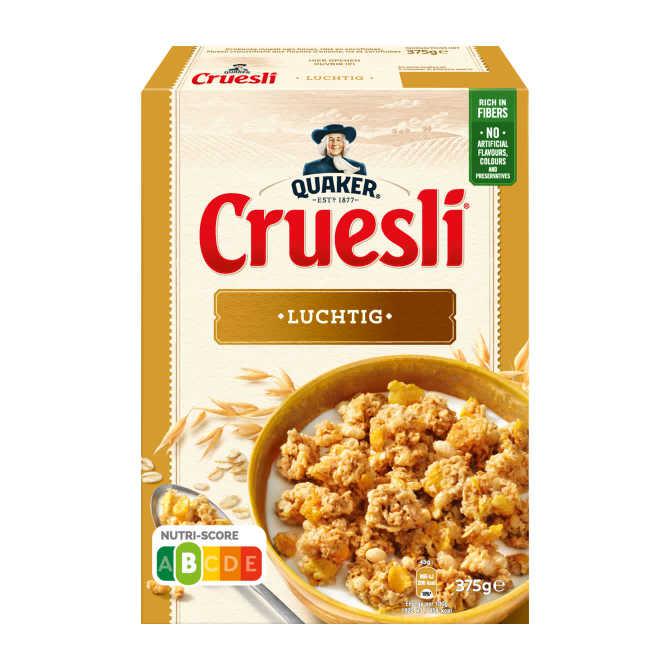 Quaker Cruesli Luchtig Naturel 375 gr