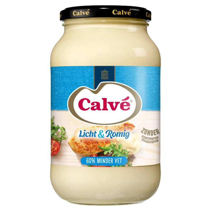 Calv&amp;eacute; Mayonaise Licht &amp;amp; Romig Pot 650ml