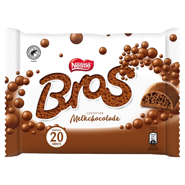 Bros Mini melkchocolade uitdeelzak