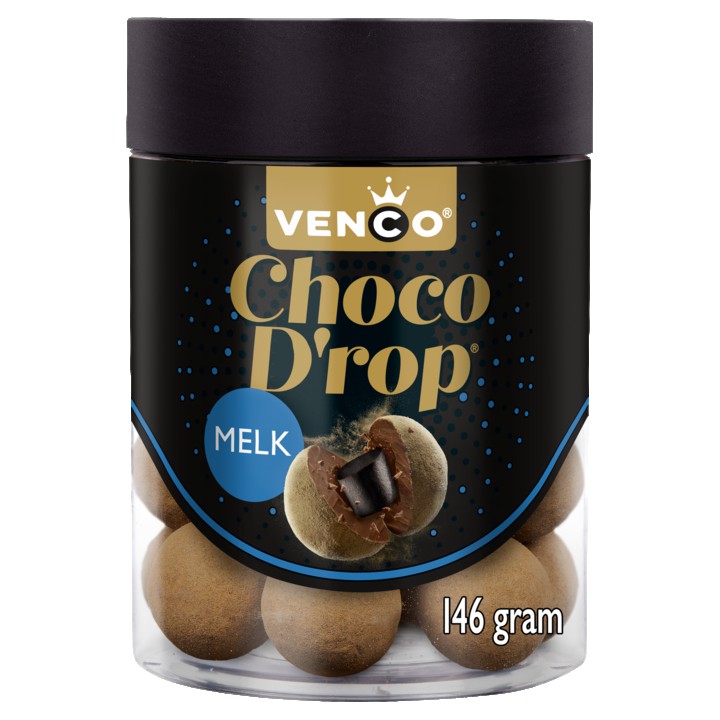 Venco Choco Drop Melk 146g