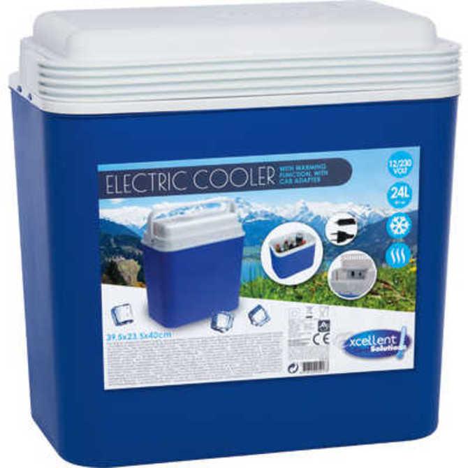 Koelbox 24 liter 12V/230V warm/koud