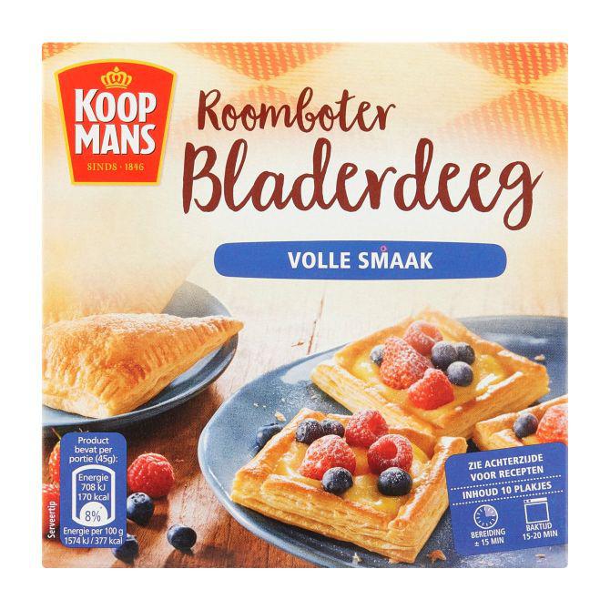 Koopmans Roomboterbladerdeeg