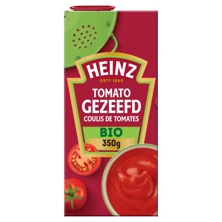 Heinz Tomaten Gezeefd Bio 350g