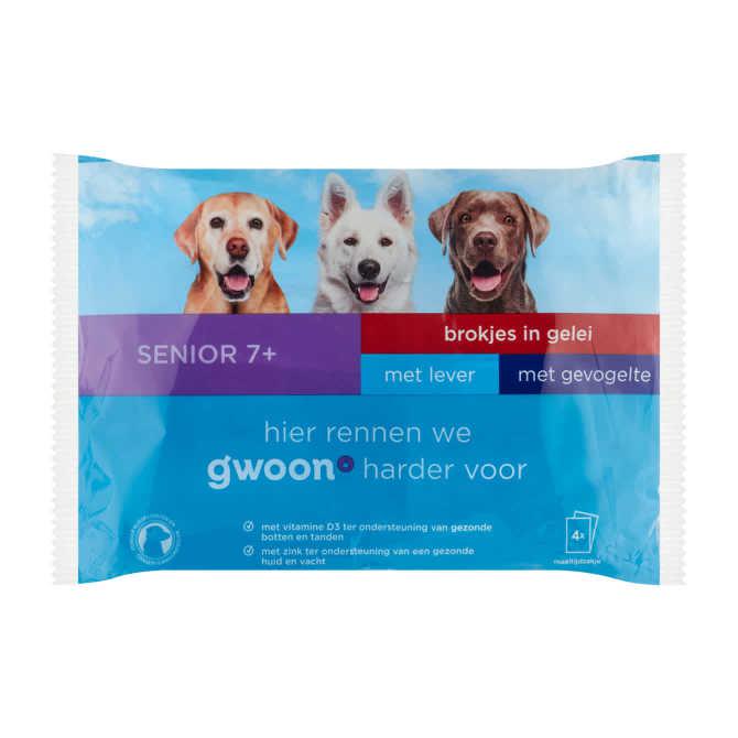 g&#039;woon Brok senior gevogelte hond