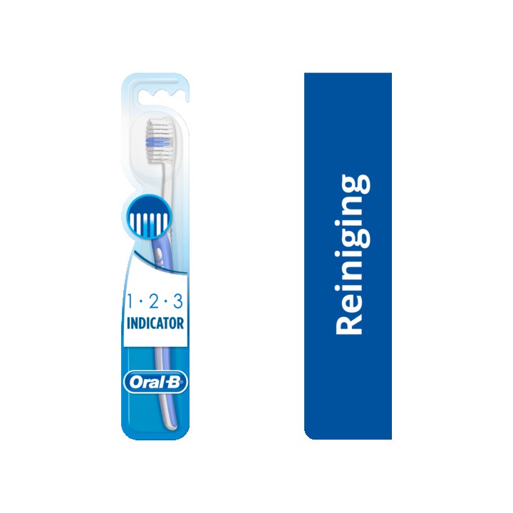 Oral-B 123 Indicator Tandenborstel Medium | Nederland Life Oral-B 123 Indicator Tandenborstel Medium