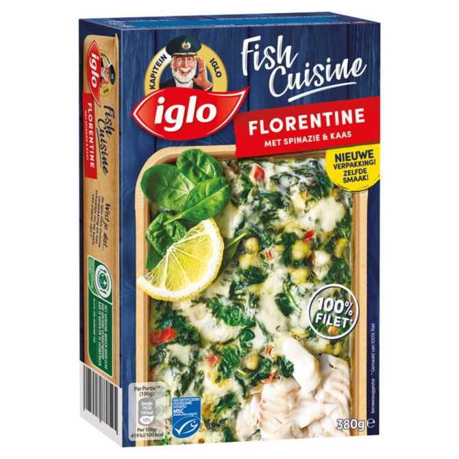 Iglo Fish Cuisine Florentine