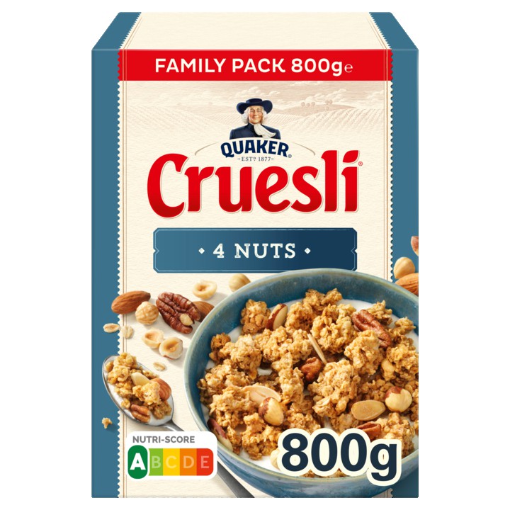 Quaker Cruesli 4 Noten 800gr