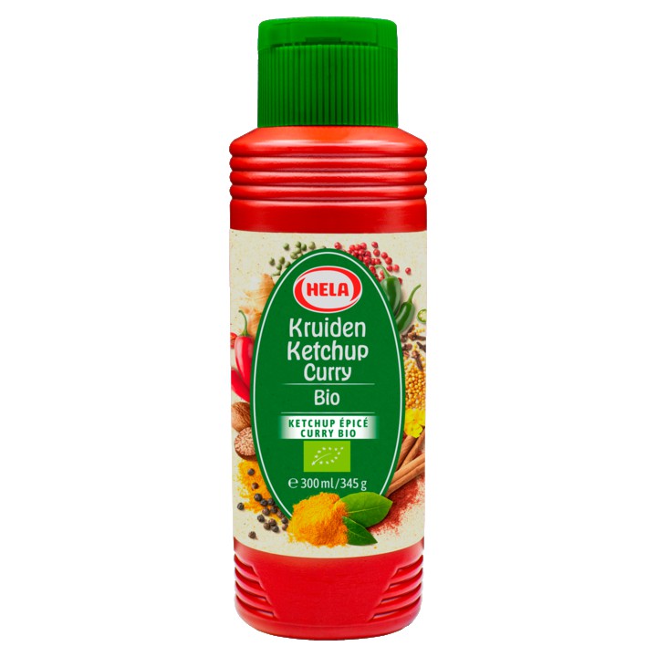Hela Kruiden Ketchup Curry Bio 300ml