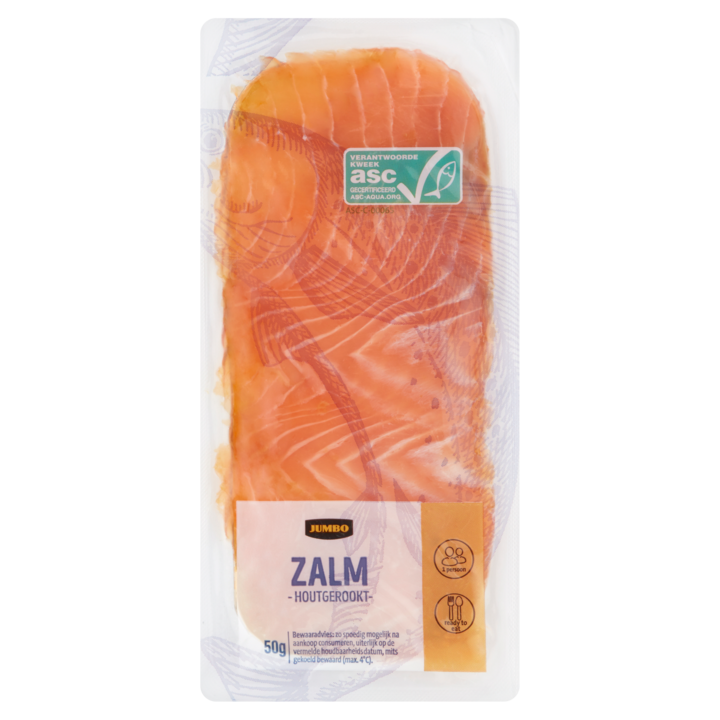 Jumbo Zalm Houtgerookt 50g