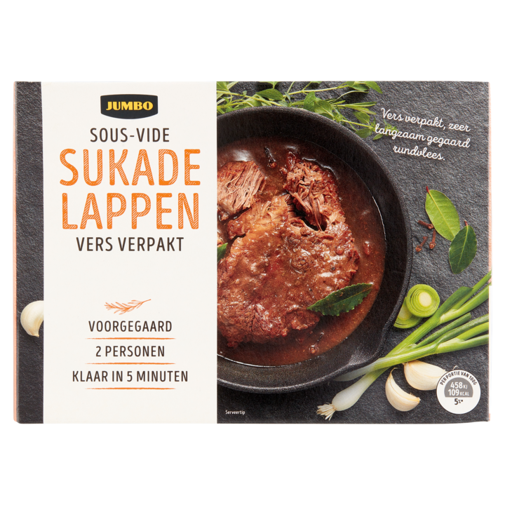 Jumbo Sous-Vide Sukade Lappen 300g