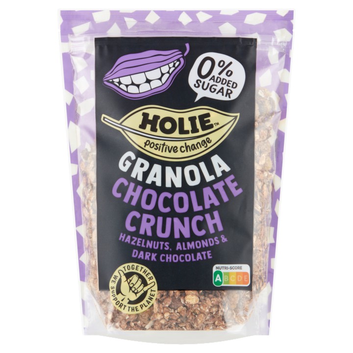 Holie Granola Chocolate Crunch Hazelnuts, Almonds &amp;amp; Dark Chocolate 350g