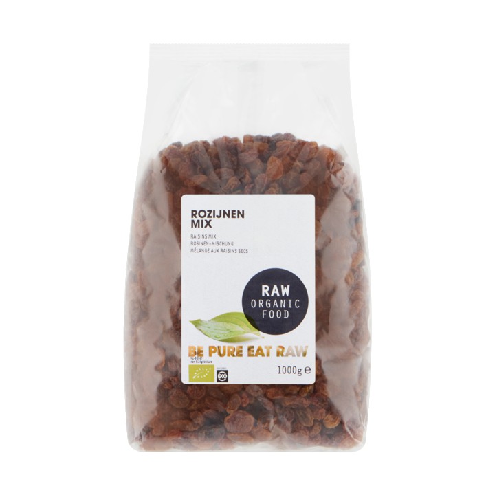 Raw Organic Food Rozijnenmix 1000g