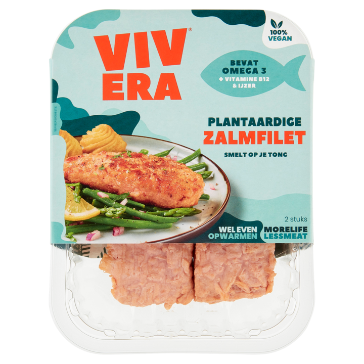 Vivera Plantaardige Zalmfilet 2 Stuks 200g