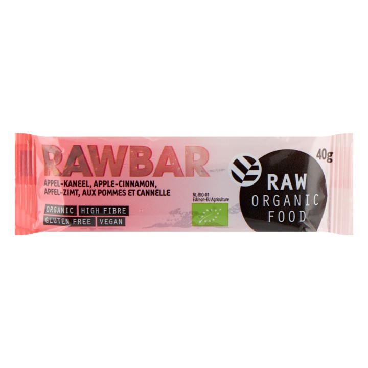 Raw Organic Food Rawbar Appel-Kaneel 40g