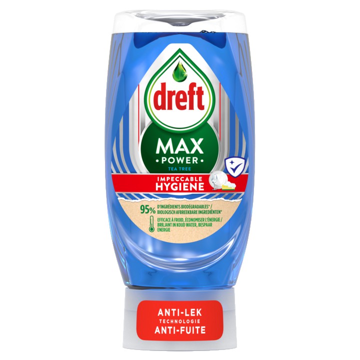 Dreft MaxPower Vloeibaar Afwasmiddel Hygi&amp;euml;ne 370ml