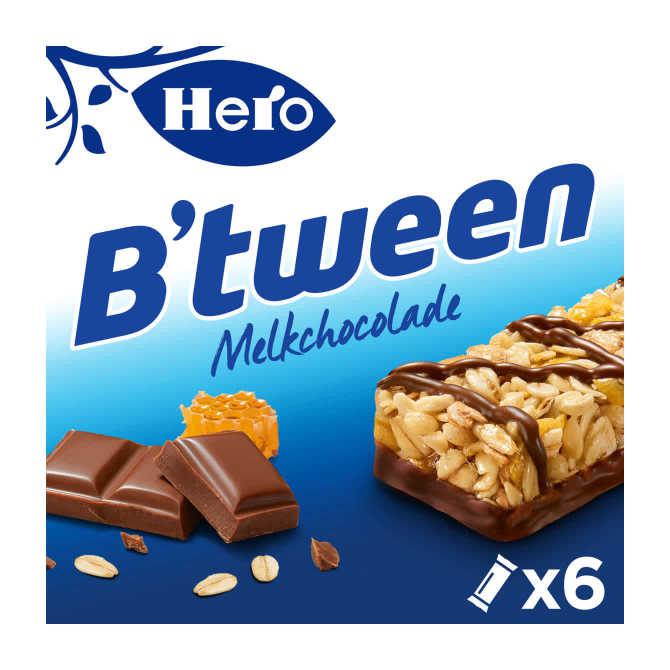 Hero B&#039;tween mueslireep melkchocolade